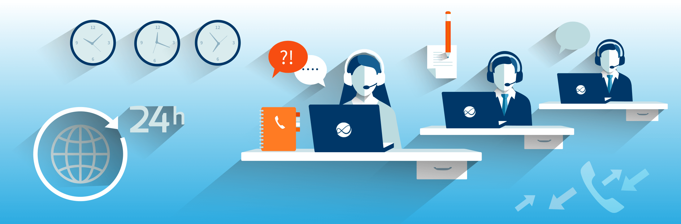 Help Desk Illustration